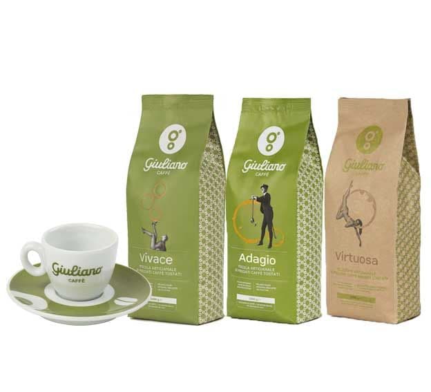 Giuliano Caffè koffiebonen 3kg + 1 espresso tas GRATIS